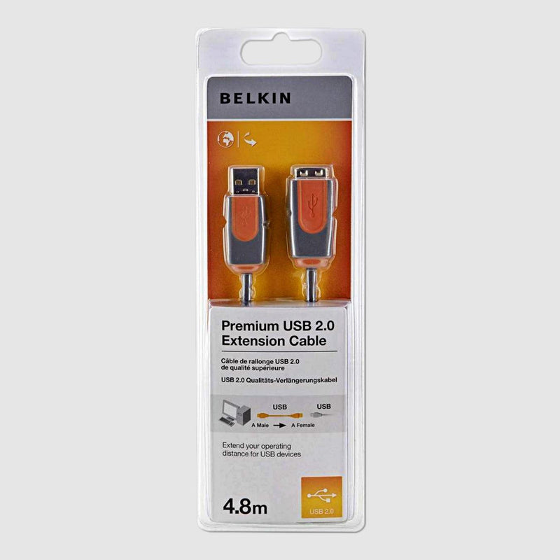 Belkin 2.0 USB-A Stecker, USB-A Buchse 4.80m - mydeel