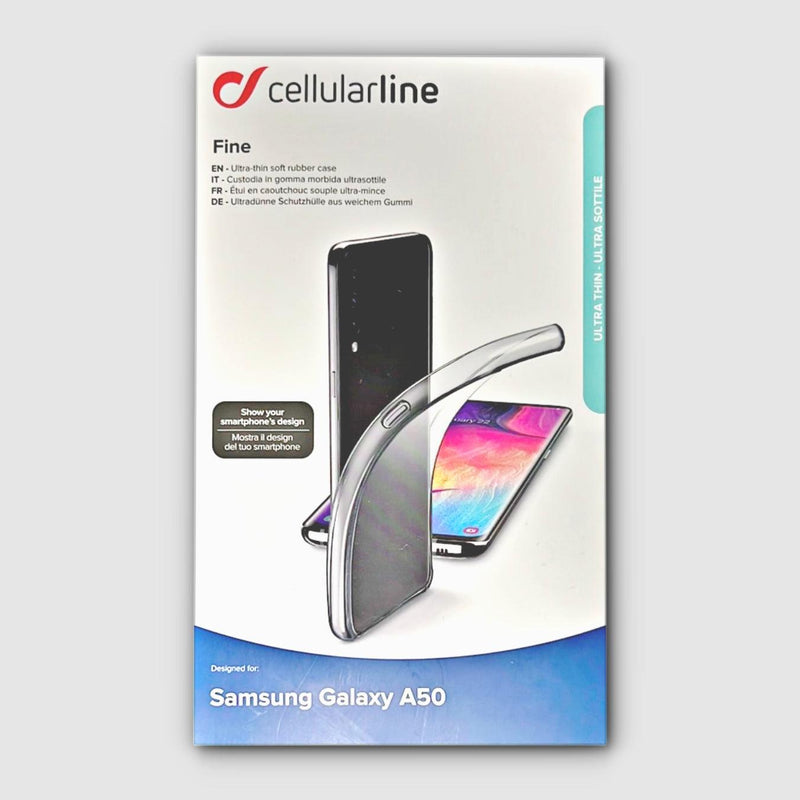 Cellularline „Fine“ ultradünne Schutzhülle für Samsung Galaxy A50 - mydeel