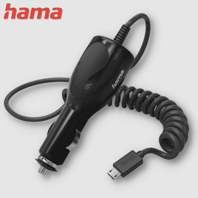 Hama Kfz-Ladegerät, 178372 Micro-USB, 1 A, Schwarz - mydeel