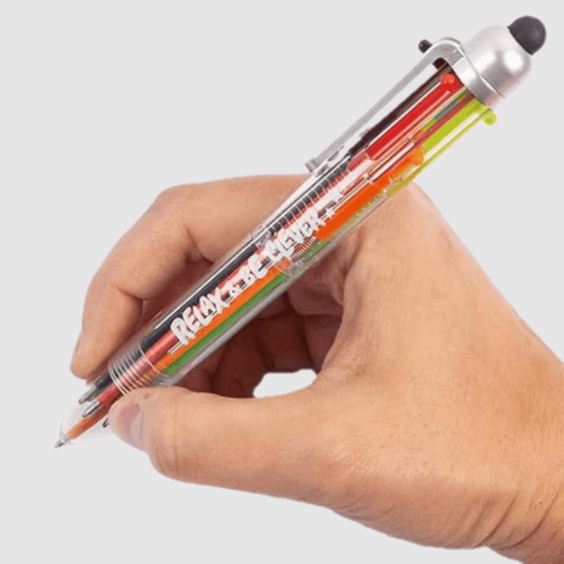 Mehrfarbenkugelschreiber Relax & Be Clever - mydeel