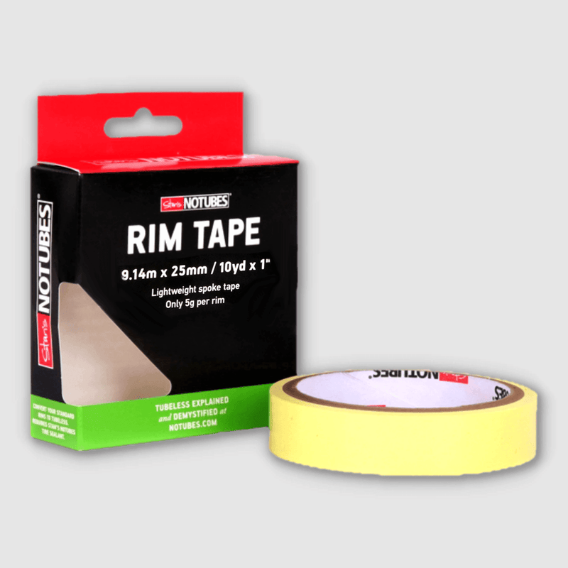 NOTUBES Felgenband Klebeband Yellow Tape 9.14m x 25 mm - mydeel