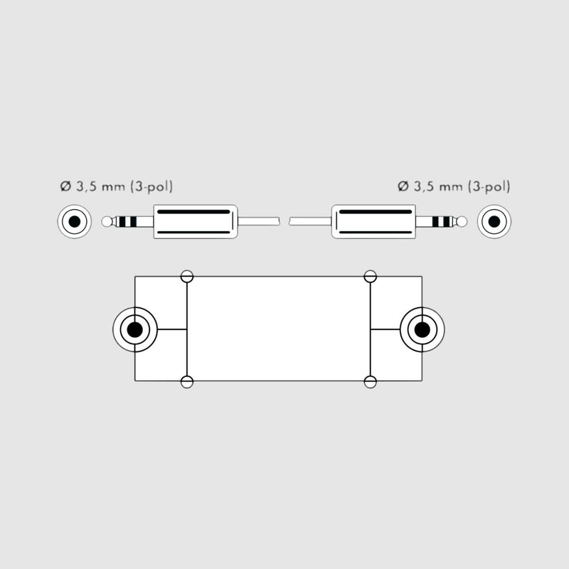 SCHWAIGER Audio Verbindung 3.5mm / 2m - mydeel