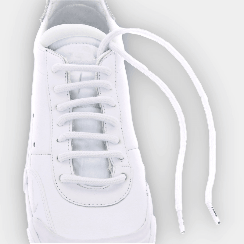 TubeLaces Schuh-Schnürbänder/Schnürsenkel Peace Weiß - mydeel